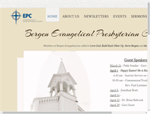 Tablet Screenshot of bergenepc.com